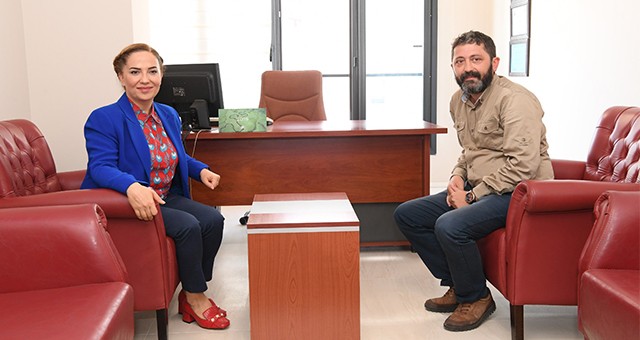 Vali Funda Kocabıyık, AA Uşak Bürosu'nu ziyaret etti