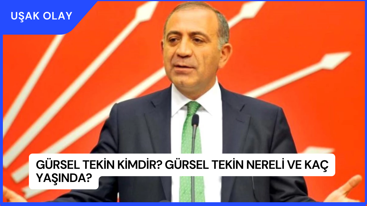 Gürsel Tekin Kimdir? Gürsel Tekin Nereli ve Kaç Yaşında?