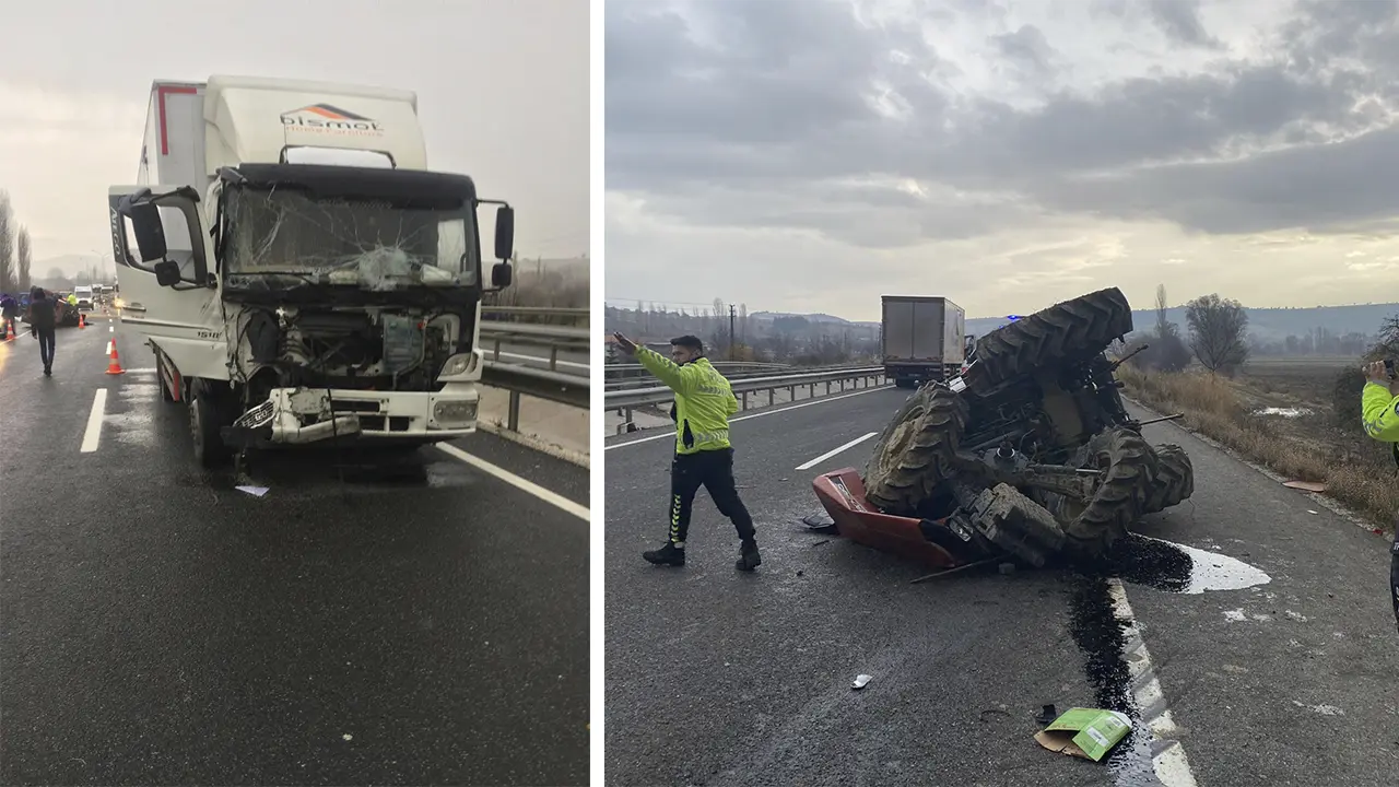 Uşak'ta Acı Olay! Kamyon Traktörü Biçti, Yüksel İşlek Hayatını Kaybetti