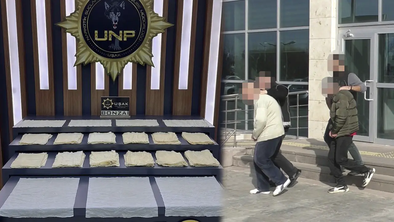Uşak'ta Bonzai'yi Kağıda Emdiren Zehir Tacirleri Yakayı Ele Verdi!