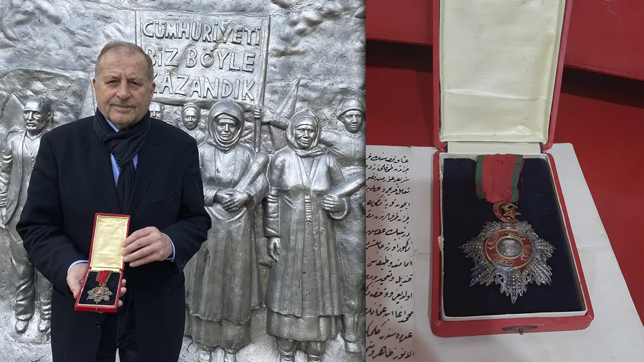Padişah Abdülmecit'in Mecidiye Nişanesi Uşak Kent Müzesine Bağışlandı!