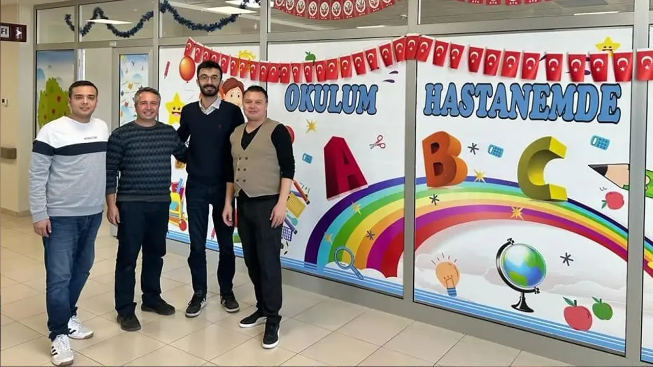 Uşak'ta Bir İlk, Hastane Ortamında Çocuklar Eğitime Devam Edecek!