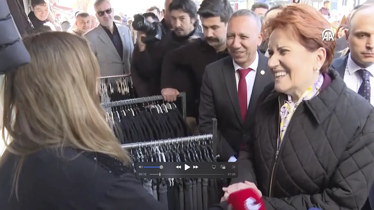 Meral Akşener, Uşak Esnafını Ziyaret Etti!