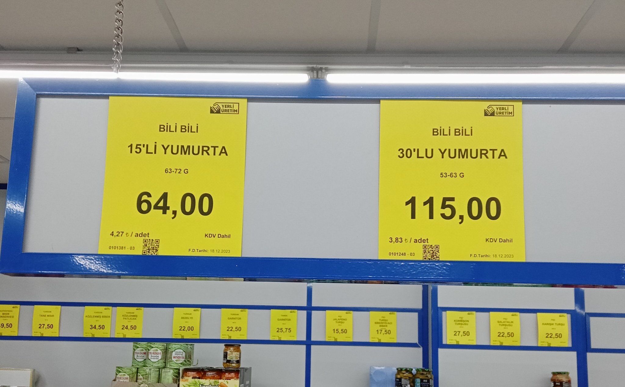 Yumurta Uşak'ta Eylül Ayından Buyana %47 Zamlandı!