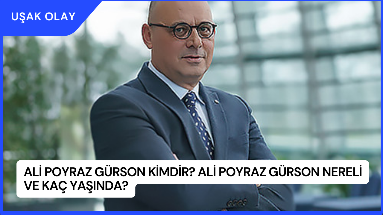 Ali Poyraz Gürson Kimdir? Ali Poyraz Gürson Nereli ve Kaç Yaşında?