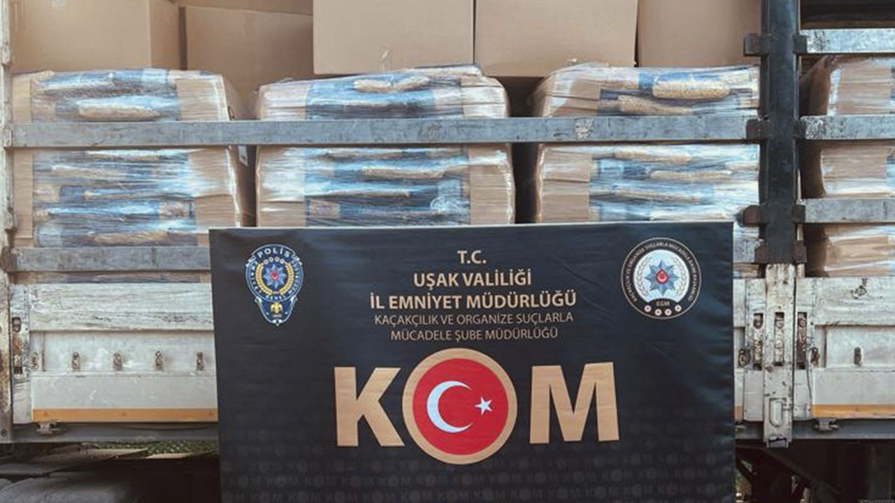 Uşak Emniyeti Kaçak Sigara Avına Devam Ediyor!