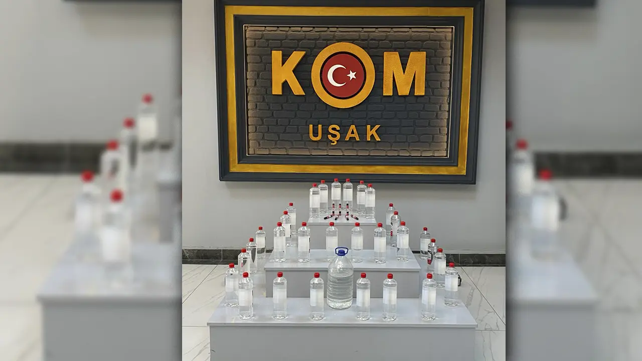 Uşak'ta Yılbaşı Öncesi Sahte İçki Operasyonu!