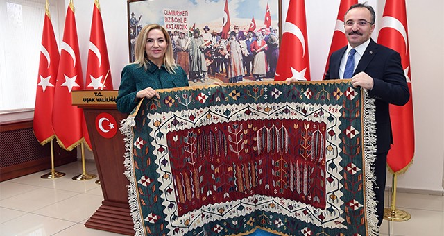 İÇİŞLERİ BAKAN YARDIMCISI İSMAİL ÇATAKLI ZİYARET VE İNCELEMELERDE BULUNMAK ÜZERE UŞAK’A GELDİ