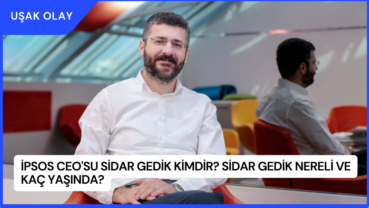 İPSOS CEO'su Sidar Gedik Kimdir? Sidar Gedik Nereli ve Kaç Yaşında?