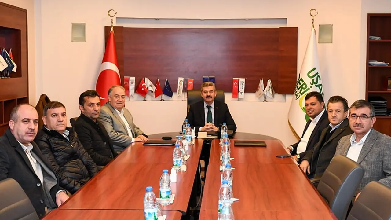 Vali̇ Ergün, Başkan Çakın Organizede Toplantı Yaptı