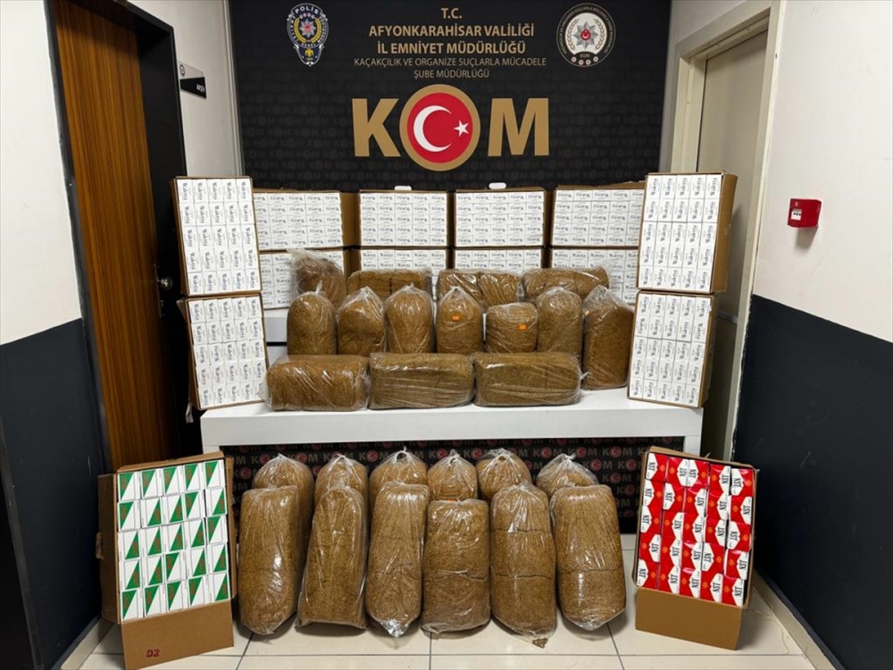 Afyonkarahisar'da 140 bin Makaron Yakalandı