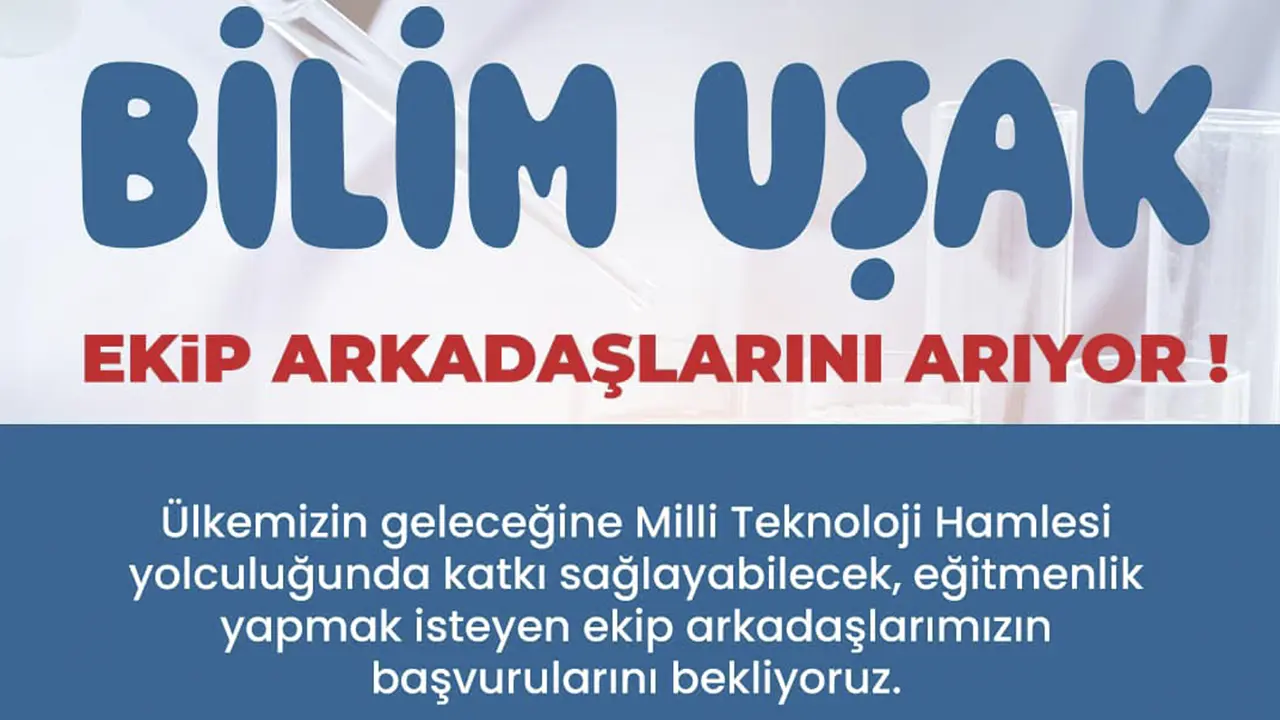 Bilim Merkezi Uşaklı Bilim İnsanı Yetiştirecek