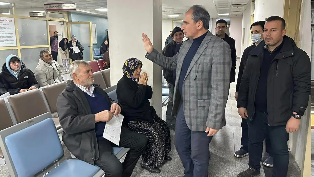 Acil Servis Yoğunluğunu Milletvekili Güneş Denetledi