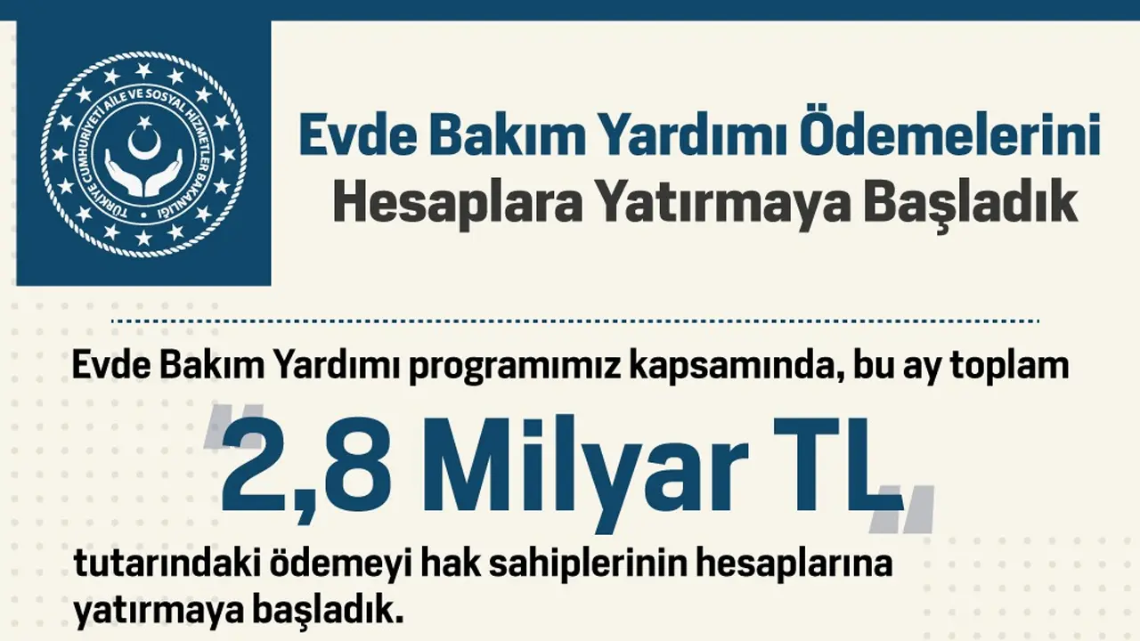 Uşak Sosyal Hizmetlerden Evde Bakım Parası Uyarısı