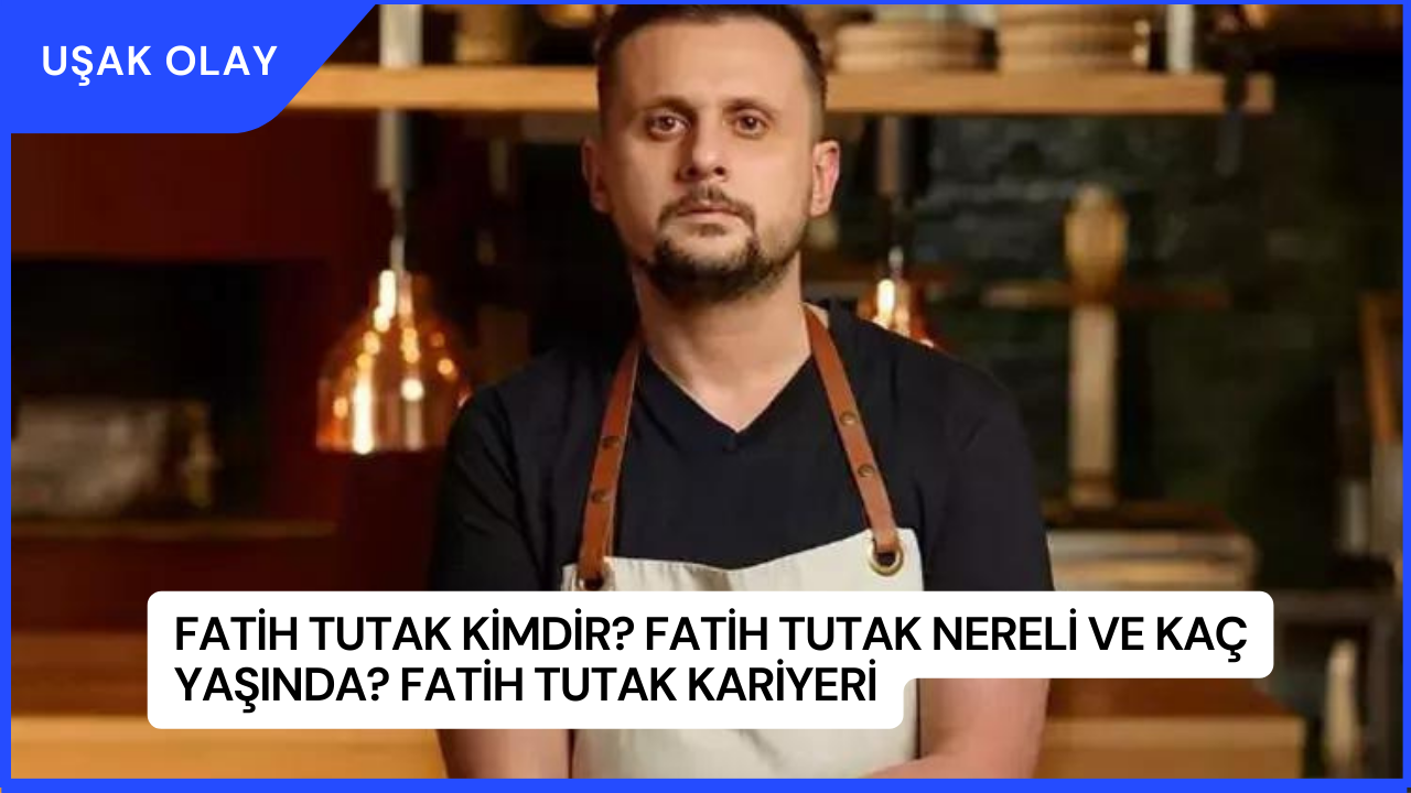 Fatih Tutak Kimdir? Fatih Tutak Nereli ve Kaç Yaşında? Fatih Tutak Kariyeri