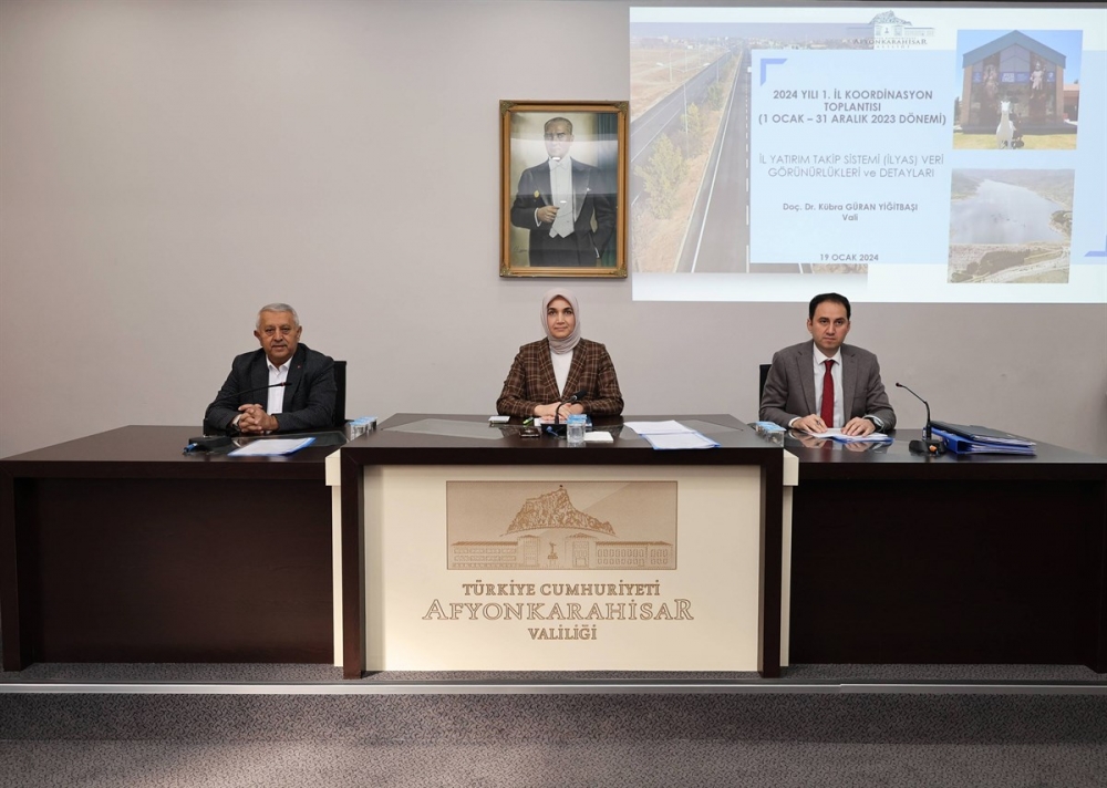 Afyonkarahisar'da "İl Koordinasyon Kurulu Toplantısı" yapıldı