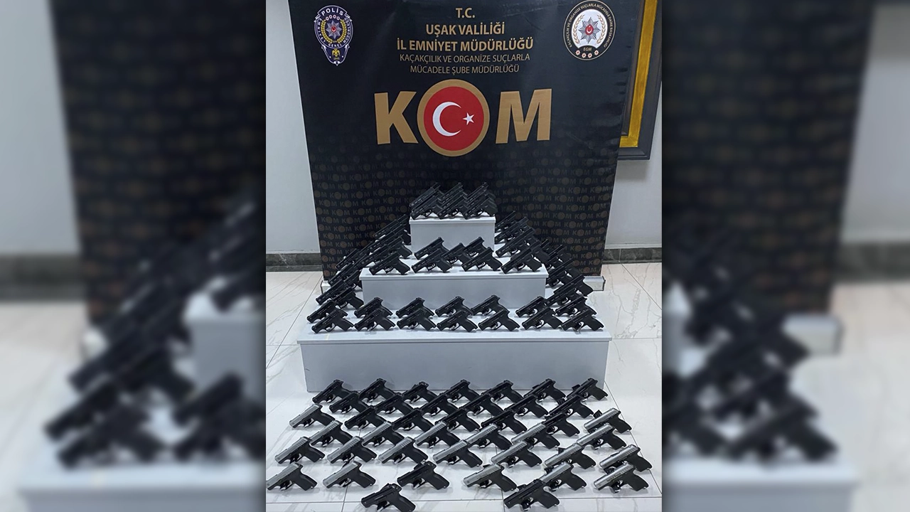 Uşak'ta Çok Sayıda Suikast Silahı Yakalandı