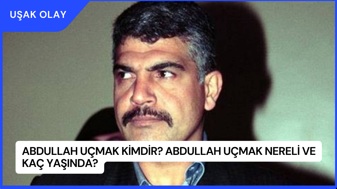 Abdullah Uçmak Kimdir? Abdullah Uçmak Nereli ve Kaç Yaşında?