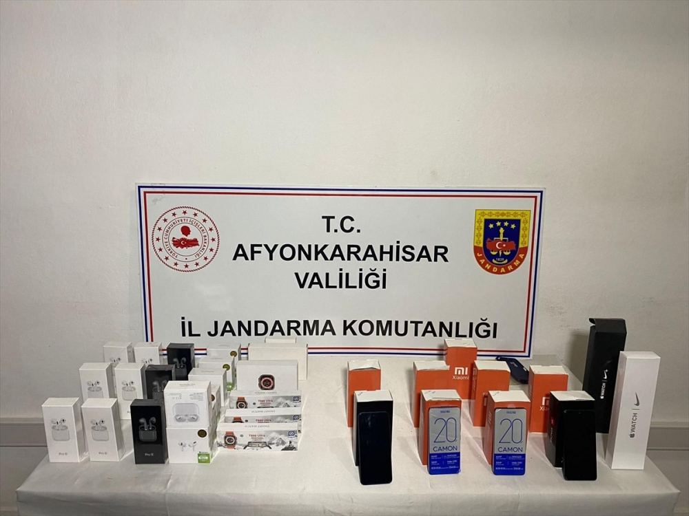 Afyonkarahisar'da kaçakçılık operasyonunda bir şüpheli yakalandı