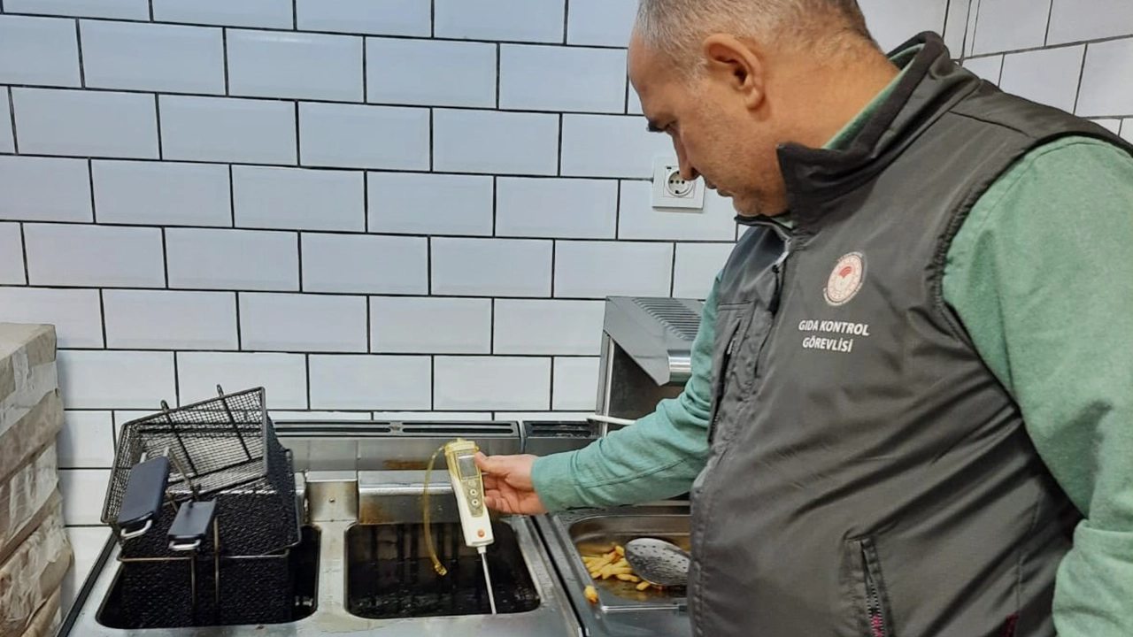 Uşak’ta Fast Food İşletmelerine Yağ Denetimi