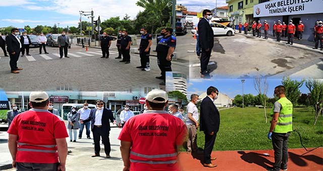 BAŞKAN ÇAKIN'DAN MESAİ YAPAN PERSONELLERE BAYRAM ZİYARETİ