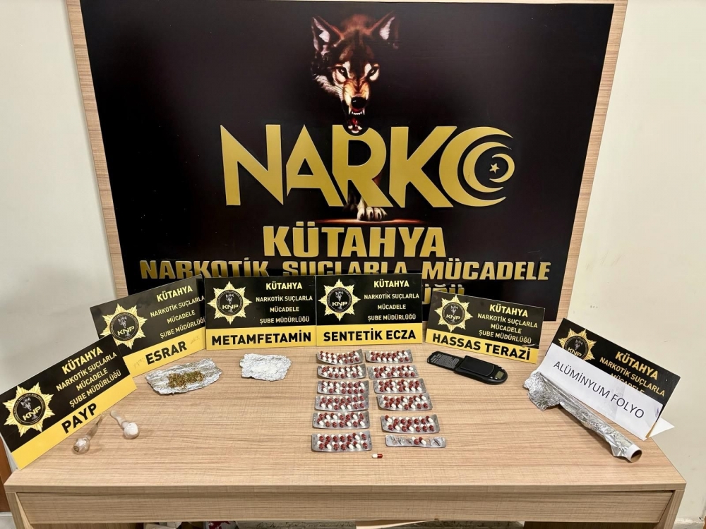 Kütahya'da fırıncılık yapan şüpheli uyuşturucu madde ticaretinden tutuklandı