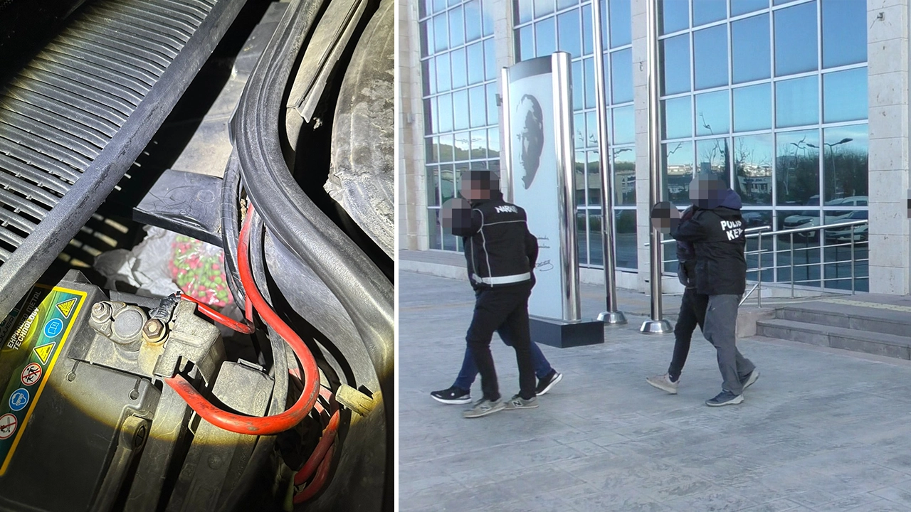 Aracın Motor Zulasında 577 Adet Ectasy Yakalandı
