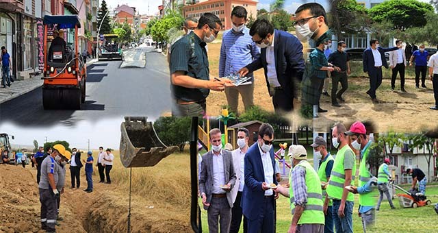 UŞAK BELEDİYESİ TÜM EKİPLERİYLE SAHADA