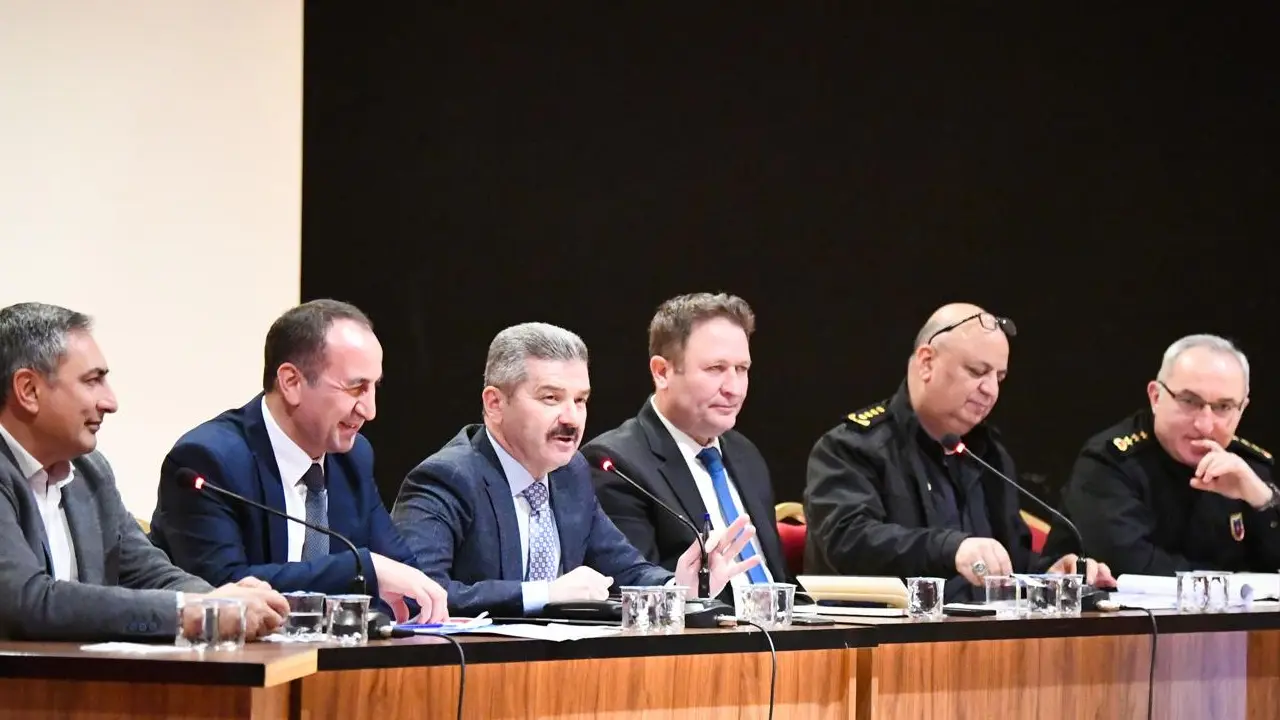 Vali Ergün Başkanlığında Okul Güvenliği Toplantısı Gerçekleştirildi
