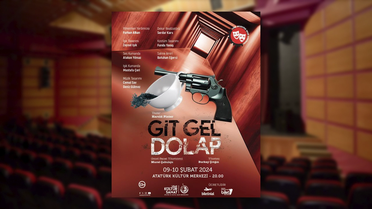 AKMde “Git Gel Dolap Tiyatro Oyunu” Tiyatro Severlerle Buluşacak
