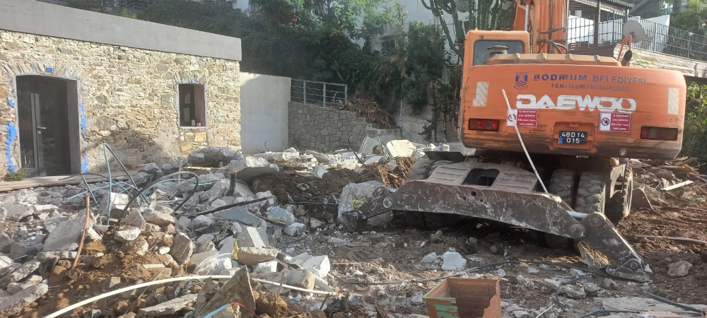 Bodrum da 181 kaçak yapıya yıkım kararı