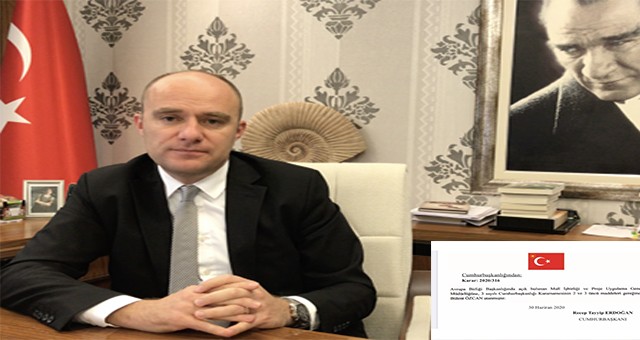 UŞAKLI BÜLENT ÖZCAN, CUMHURBAŞKANLIĞI KARARNAMESİYLE GENEL MÜDÜR OLDU