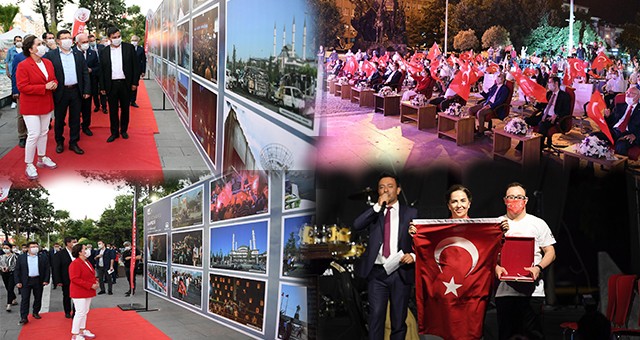 VALİ FUNDA KOCABIYIK, "15 TEMMUZ'DA TÜRK MİLLETİ TARİHE ALTIN HARFLERLE GEÇEN DESTANSI BİR MÜCADELE İLE BU HAİNLERE GEÇİT VERMEMİŞTİR"