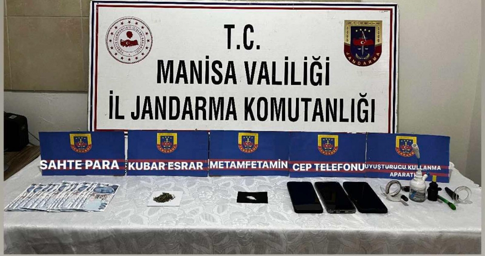 Salihli'deki uyuşturucu operasyonunda 4 kişi yakalandı