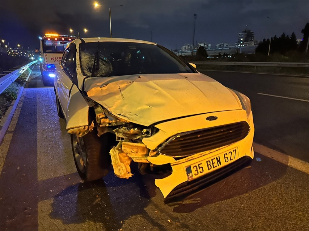 İzmir'de otomobilin çarptığı yaya hayatını kaybetti