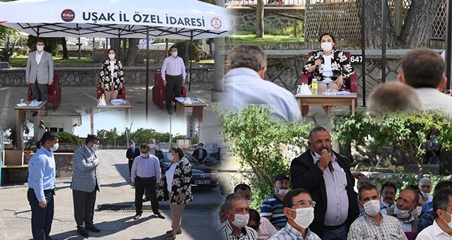 VALİ FUNDA KOCABIYIK, MUHTARLARLA BİR ARAYA GELDİ