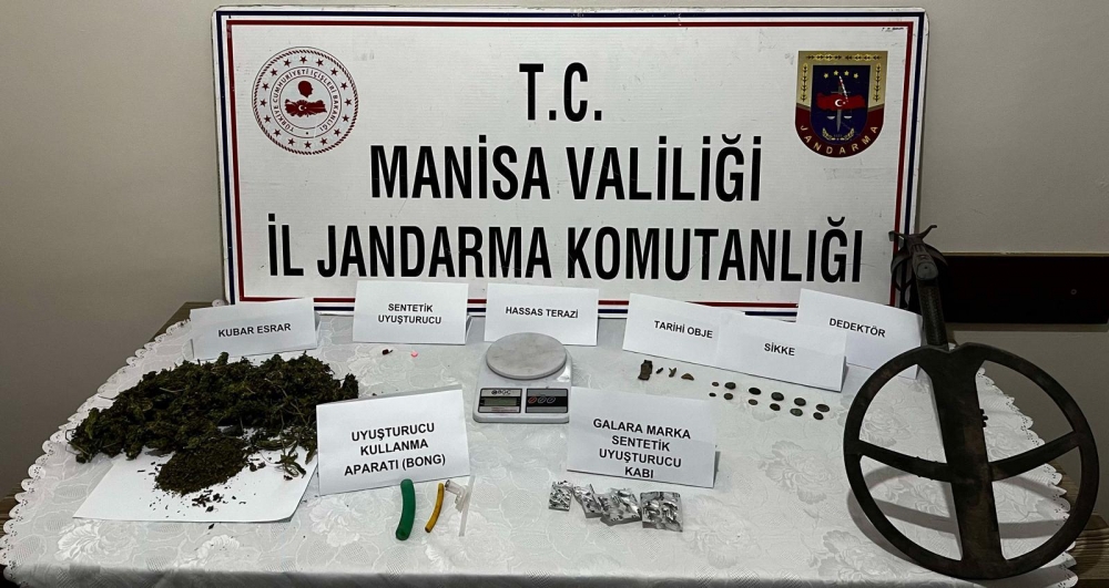 Salihli'deki uyuşturucu operasyonunda 1 kişi tutuklandı