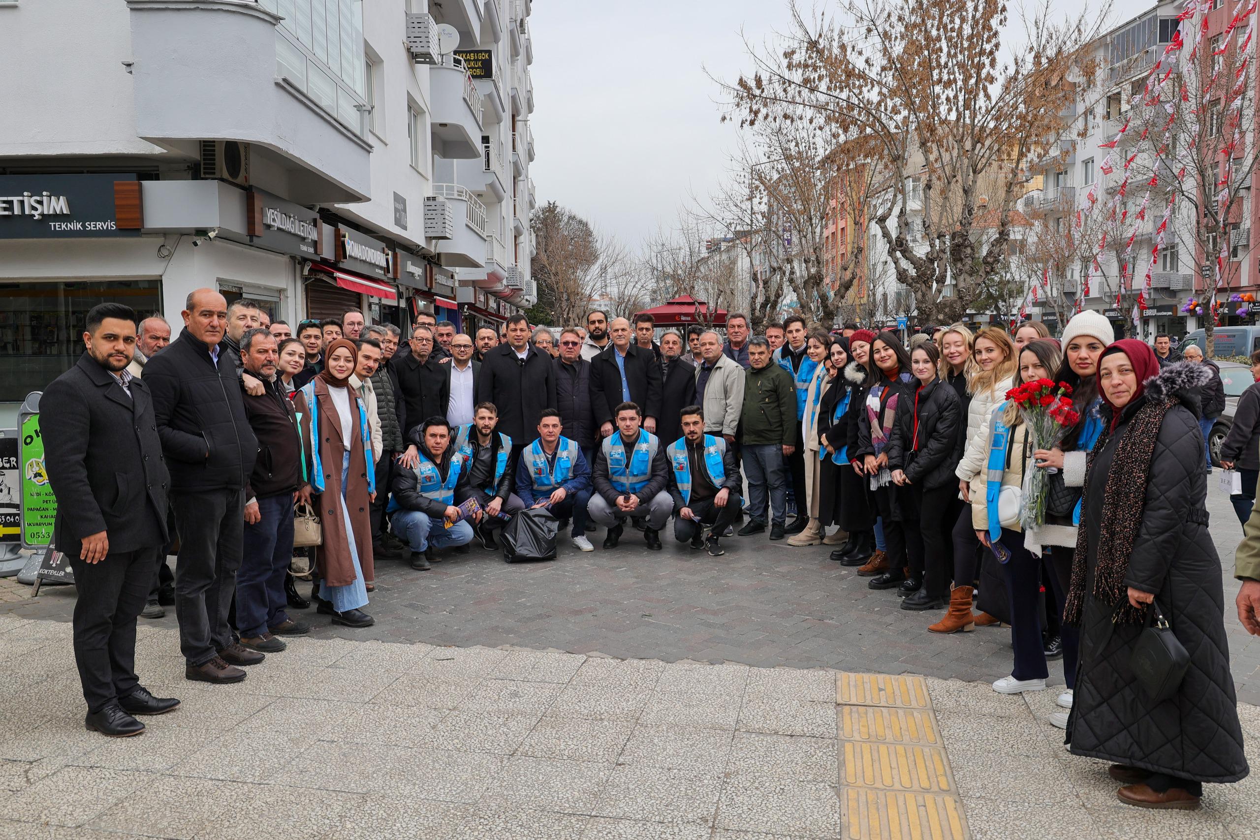 Başkan Çakın Seçim Çalışmasını Hızlandırdı