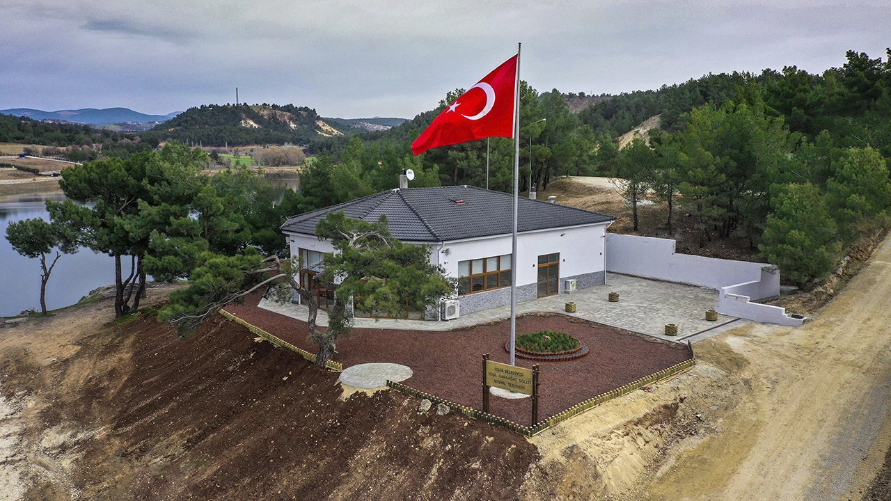 Karaağaç Göleti Sosyal Tesisine Kavuştu