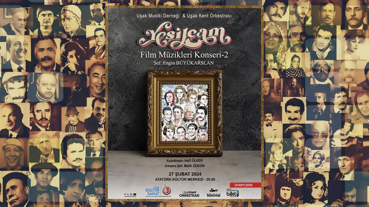 Yeşilçam Müzik Konseri Uşaklıları Maziye Götürecek