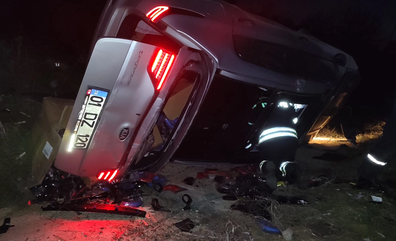 Kamyon Karşı Şeride Uçtu, Feci Kazada 1 Kişi Öldü