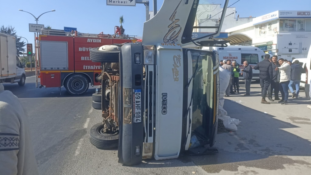 Aydın'da kamyonun çarptığı yaya hayatını kaybetti