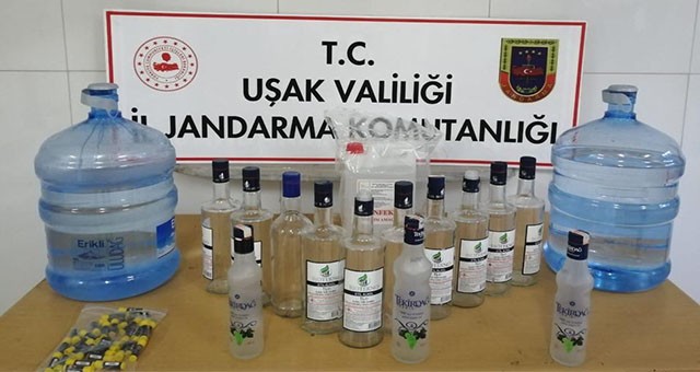 KAÇAK ALKOLLE YAKALANDI ,SERBEST BIRAKILDI
