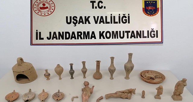 18 PARÇA ROMA DÖNEMİ ESER ELE GEÇİRİLDİ