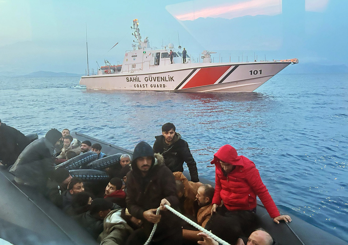 Bodrum açıklarında 26 düzensiz göçmen yakalandı