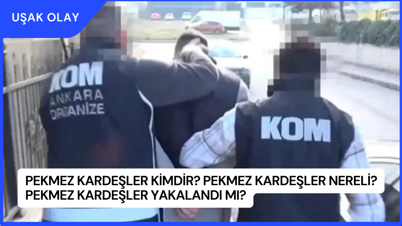 Pekmez Kardeşler Kimdir? Pekmez Kardeşler Nereli? Pekmez Kardeşler Yakalandı Mı?
