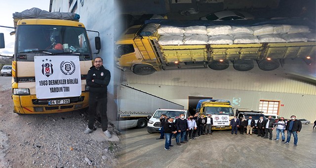UŞAK BEŞİKTAŞLILAR DERNEĞİ’NDEN İZMİR’DEKİ DEPREMZEDELERE YARDIM