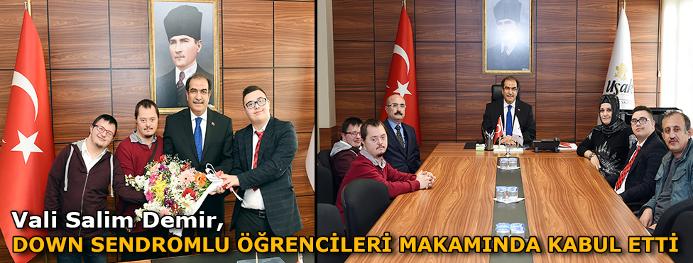 Vali Salim Demir, "Down Sendromlu bireyleri sosyal hayatın içine dahil etmek için toplum olarak herkesin üstüne görev düşmektedir"