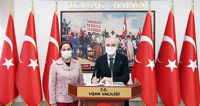 İçişleri Bakan Yardımcısı Prof. Dr. Tayyip Sabri Erdil İl Güvenlik Toplantısı Gerçekleştirmek Üzere Uşak'a Geldi