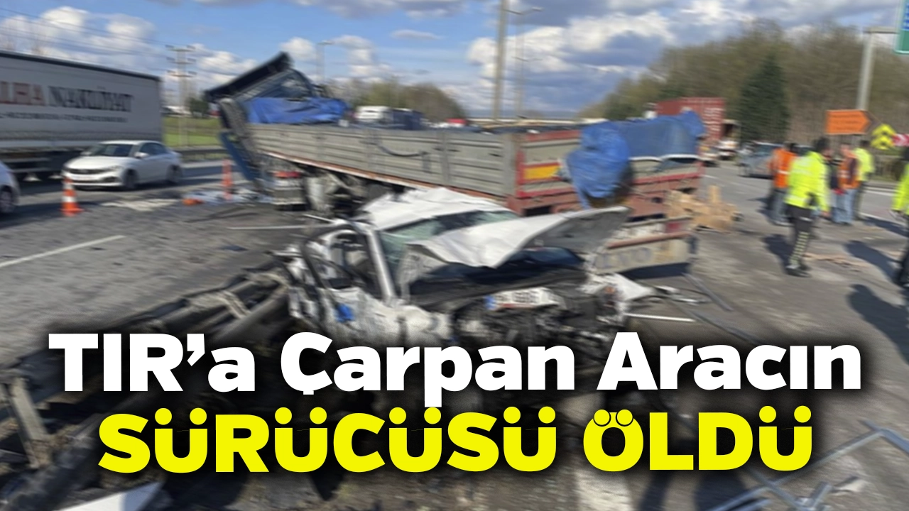 TIR İle Çarpışan Sürücü Ali Barut Öldü